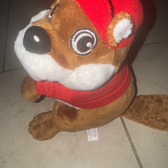Buc-ees Beaver Mascot 10” Plush With TShirt Bucky Bucees Stuffed Animal Toy - Picture 4 of 8